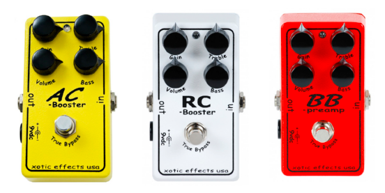 Xotic-AC-Booster-RC-Booster-and-BB-Preamp | 千葉 船橋 ギター買取り