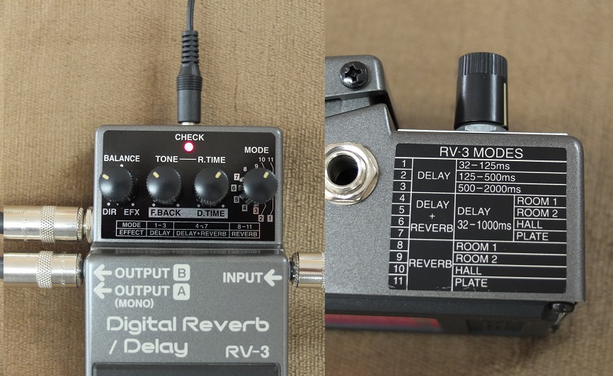 BOSS Digital Reverb/Delay RV-3 （Sold Out） | 千葉 船橋 ギター