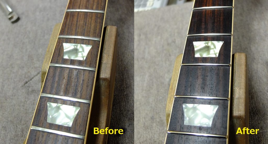 フレット交換例① 1980年製Gibson Les Paul Standard | 千葉 船橋 
