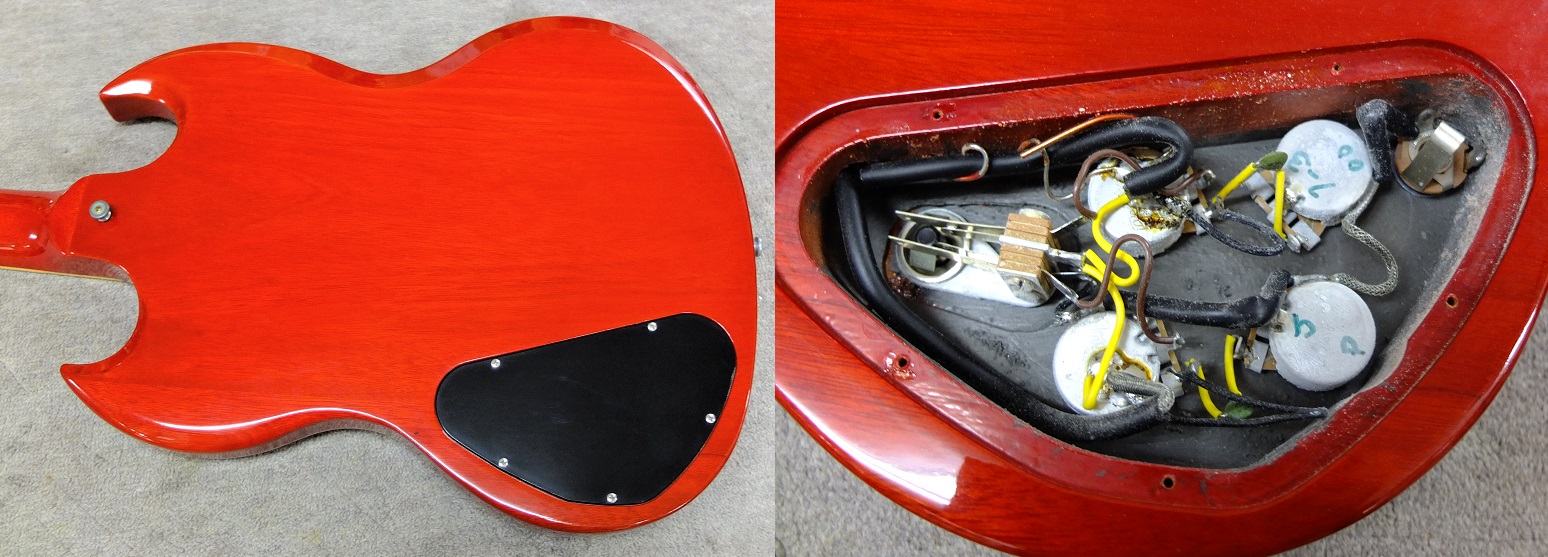中古ギター・ベースの出品前のメンテナンス例：Gibson SG Standard