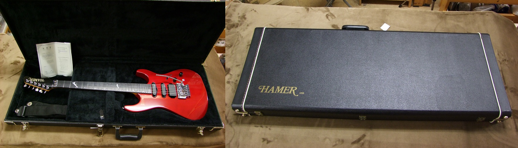 HAMER GUITARS USA CENTAURA DELUXE 1992年製 ￥214,500（税込